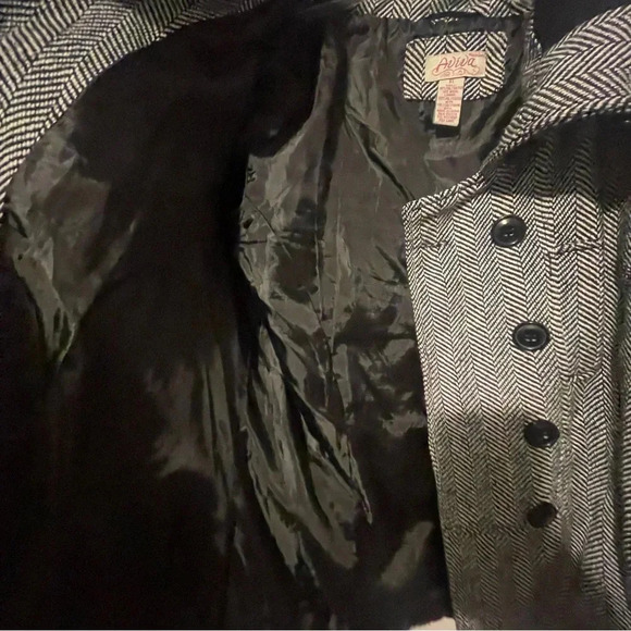 Aviva Premium Women XL Peacoat Blazer Wool Heavyweight Pockets Buttons - Picture 12 of 14